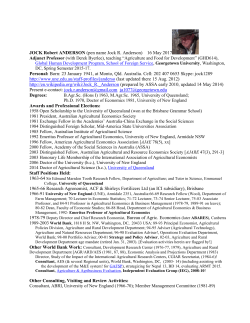 JRA CV - Georgetown University