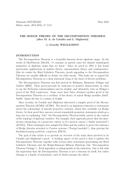 The Hodge theory of the decomposition theorem