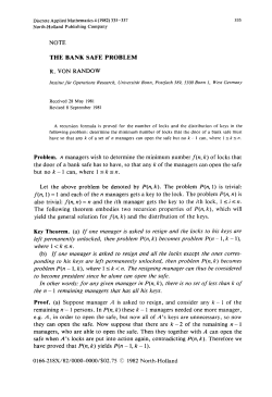 Key Theorem. (a) If one manager is asked to resign