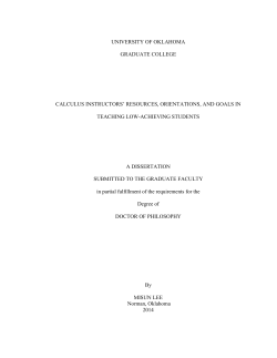 Doctoral Dissertation Template
