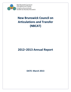New Brunswick Council on
