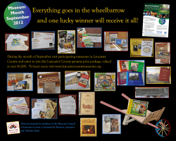 Everything goes in the wheelbarrow and one lucky winner will
