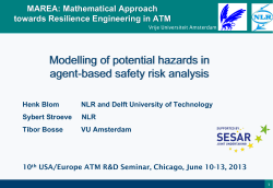 Modelling of potential hazards in agent-based safety
