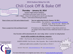 CHILI - Relay For Life