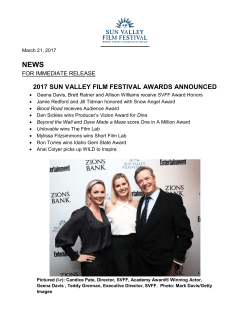 2017 SUN VALLEY FILM FESTIVAL AWARDS ANNOUNCED