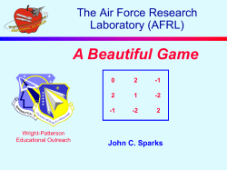 A Beautiful Game - WPAFB Educational Outreach Office
