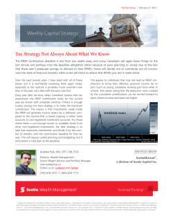 Tax Strategy Not Always About What We Know