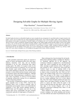Designing Solvable Graphs for Multiple Moving Agents