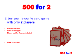 500 for 2 - 500 Challenge