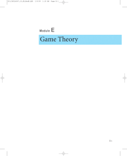 Game Theory