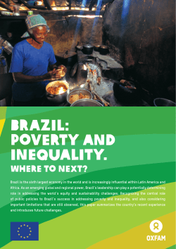 Brazil: Poverty and Inequality.