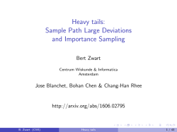 Heavy tails: Sample Path Large Deviations and Importance Sampling