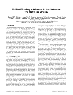 Mobile Offloading in Wireless Ad Hoc Networks: The