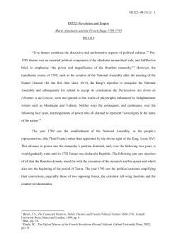 Marie-Antoinette on the French Stage