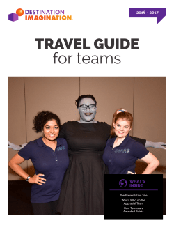for teams - Destination Imagination
