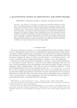 A Quantitative Notion of Redundancy for Finite Frames