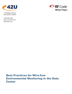 Best Practices for Wire-free Environmental Monitoring in