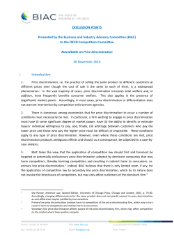 Price Discrimination