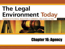 Agent is liable for her own crimes. Principal is not liable, even if the
