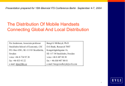 The handset market