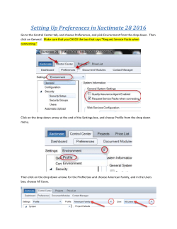 Setting Up Preferences in Xactimate 28 2016