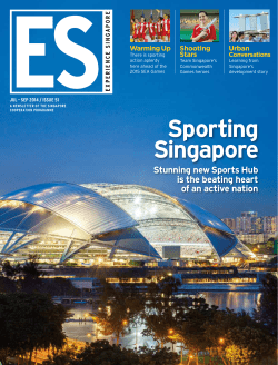 Sporting Singapore - Ministry of Foreign Affairs Singapore