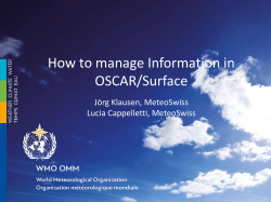 8 - How to manage information in OSCAR/Surface File