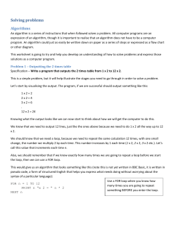 Here is the algorithm written in BBC Basic