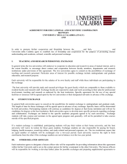 agreement for educational and scientific cooperation