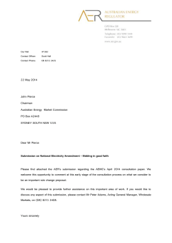 Bidding in good faith consultation paper