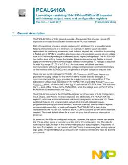 PCAL6416A - NXP Semiconductors