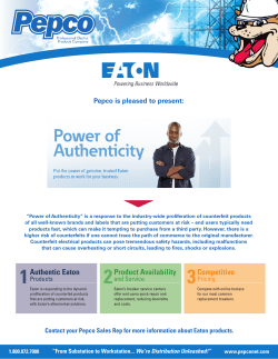 Competitive Product Availability Authentic Eaton