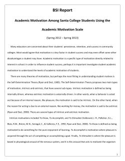 BSI Report - Santa Ana College