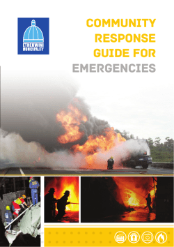 Community Response Guide For Emergencies