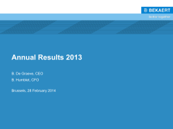 Annual Results 2013