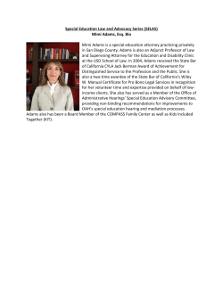 Mimi Adams, Esq - University of San Diego