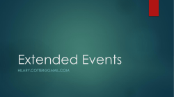 Extended Events