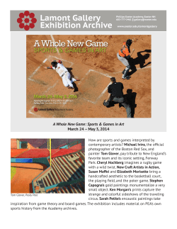 A Whole New Game - Phillips Exeter Academy