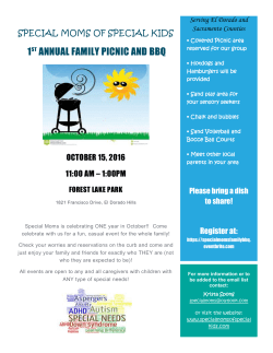 special-moms-bbq - Special Moms of Special Kids