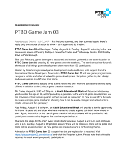 PTBO Game Jam 03