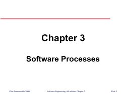 Chapter 3 Software Processes