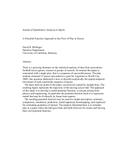 A Goal for the Ages - Department of Statistics
