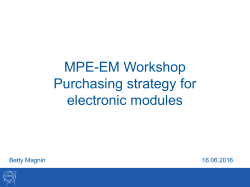 Motivation - CERN Indico