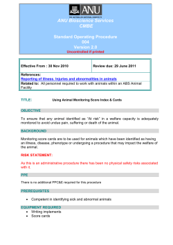 Mouse Clinical Monitoring Score Card (DOC, 117.5 - Services