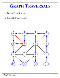graph traversals - Purdue Computer Science
