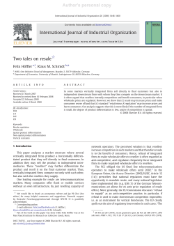 Author`s personal copy Two tales on resale   International Journal of