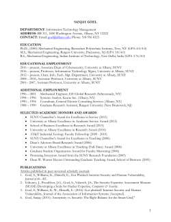 Sanjay Goel - University at Albany