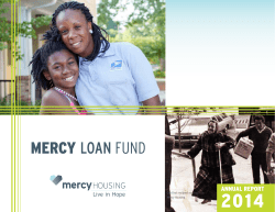 Our first resident moving in to Mercy Housing
