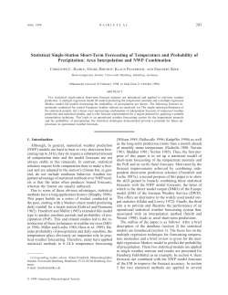 Statistical Single-Station Short-Term Forecasting of Temperature