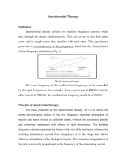 Interferential Therapy